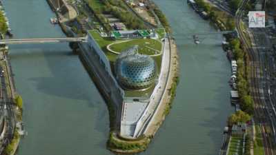 Boulogne-Billancourt&nbsp;: La Seine Musicale et l'île Seguin / La Seine