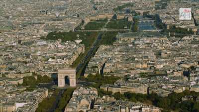 Paris La Défense avec l'Axe Historique  depuis Nanterre jusqu'à Paris