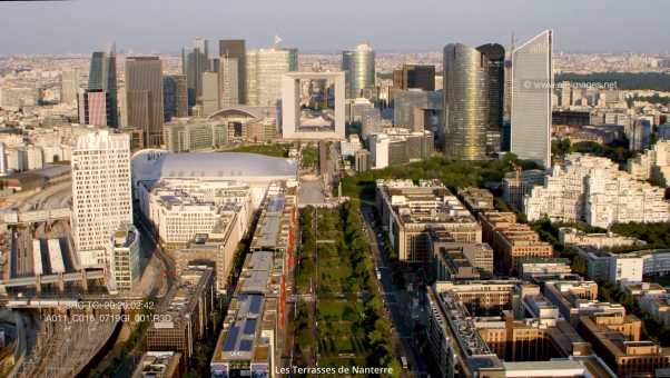 L'axe historique depuis la Défense jusqu'au centre de Paris