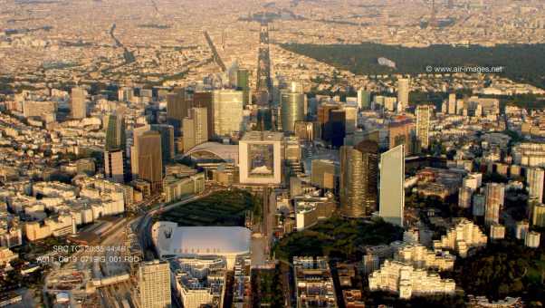 L'axe historique depuis la Défense jusqu'au centre de Paris