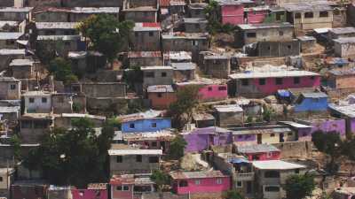 Les maisons colorées du Bidonville Jalousie