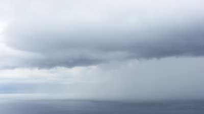 Ciel couvert et menaçant