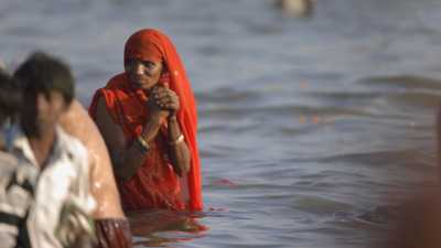 Bain lors de la Kumbh Mela