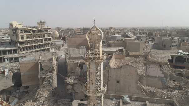 La vieille ville de Mossoul détruite par la guerre en 2017
