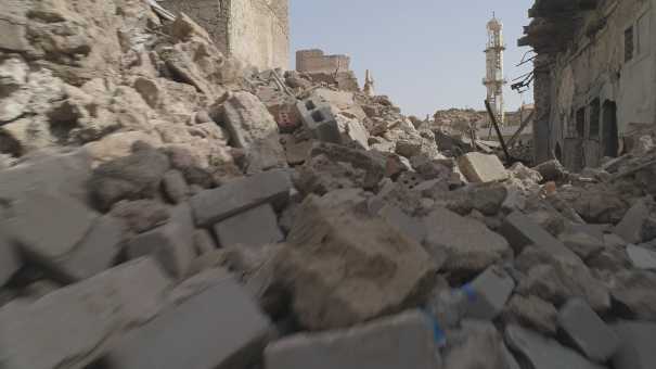 La vieille ville de Mossoul détruite par la guerre en 2017