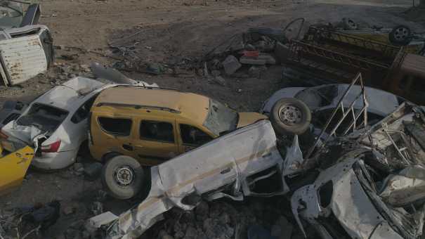 La vieille ville de Mossoul détruite par la guerre en 2017