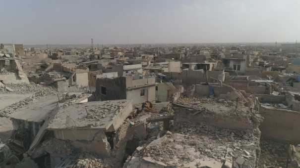 La vieille ville de Mossoul détruite par la guerre en 2017