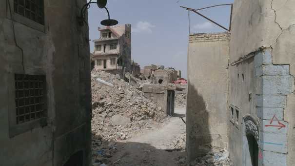 La vieille ville de Mossoul détruite par la guerre en 2017