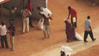 Entrepots de stockage, distribution, WFP