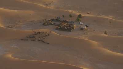 Tourisme dans les dunes de Merzouga