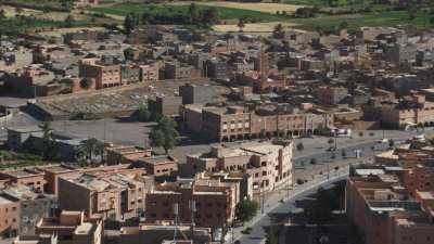 Survol de la ville de Ouarzazate