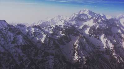 Montagnes, Atlas, environs de Imlil près du Mont Toubkal