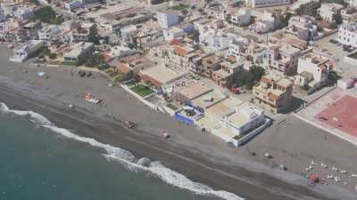 Tentes sur la plage Martil