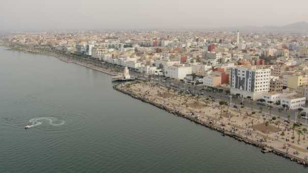 Front de mer (lagune) de Nador