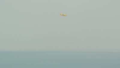 Canadair dans la lagune de Nador