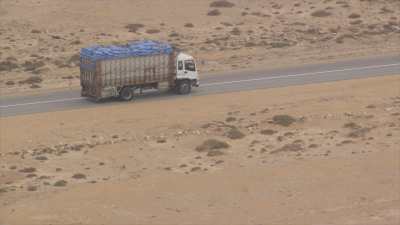 Falaises sur l'Atlantique au sud du Maroc