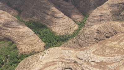 Roches et végétation, Parc National d'Isalo