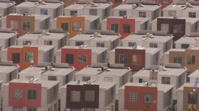 Quartiers populaires  au nord de Mexico