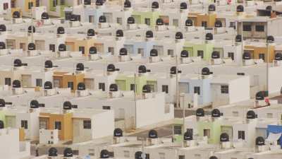 Quartiers d'habitation en banlieue de Veracruz