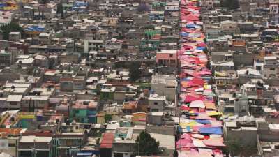 Marché dans un quartier de Mexico