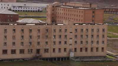 Cité minière russe abandonnée de Pyramiden