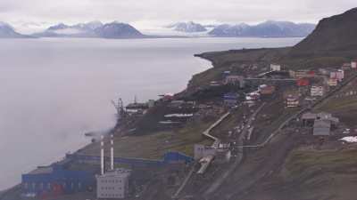 La ville minière russe de Barentsburg