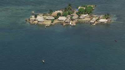 Ilots habités près d'El Porvenir