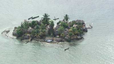 Ilots habités près d'El Porvenir