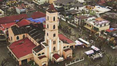 Eglise de Tacloban détruite