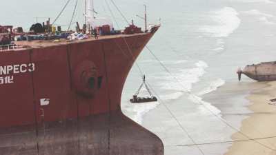 Déconstruction de navires à Gadani