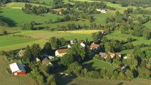 Le bourg de Diozidoux, plateau de Millevaches