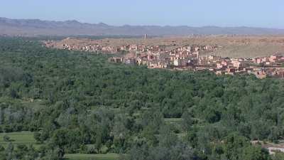 La vallée du Dadès, le long de la rivière Dadès