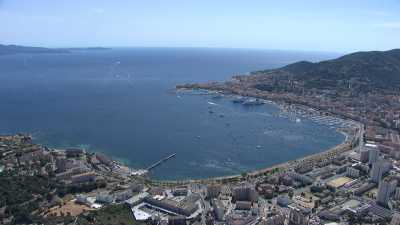 Le site et la ville d'Ajaccio, château La Punta