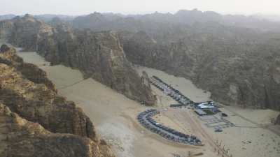 Au milieu d'un paysage magnifique, le Sahary AlUla Resort