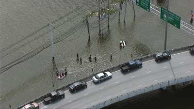 Inondations dans la capitale suite à la tempête