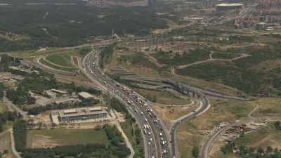 Trafic routier, pont sur le Bosphore