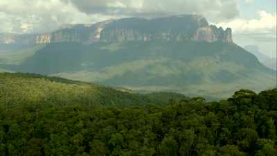 Les tepuys, plateaux rocheux et mont Roraima