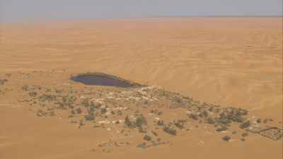 Dunes et oasis sahariennes