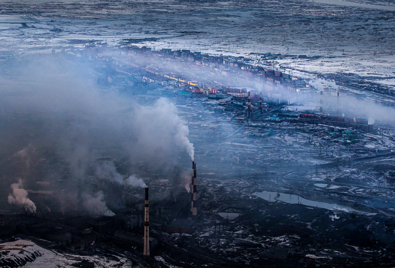 Norilsk ville polluée