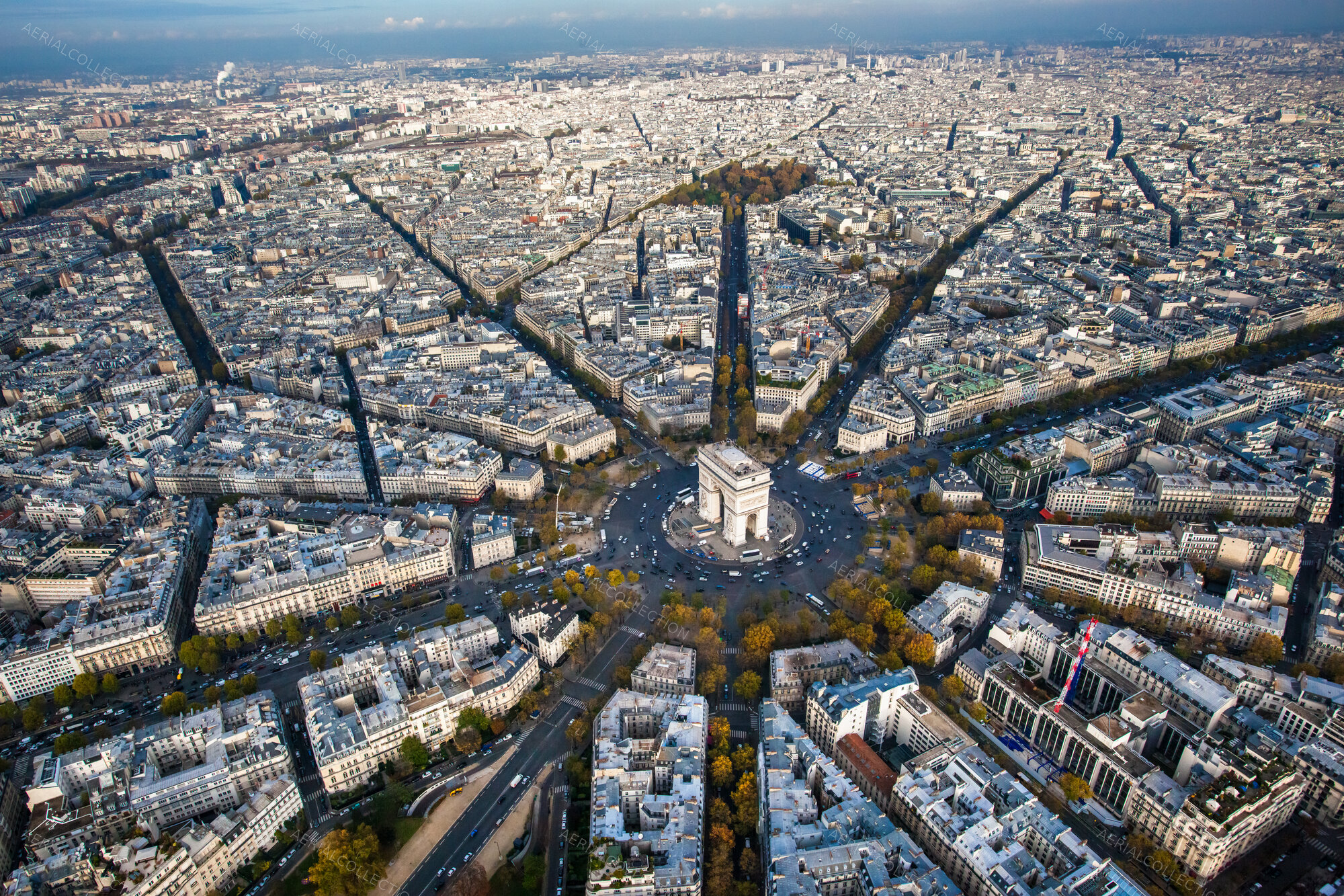 Place Charles de Gaulle - Etoile, Arc de Triomphe