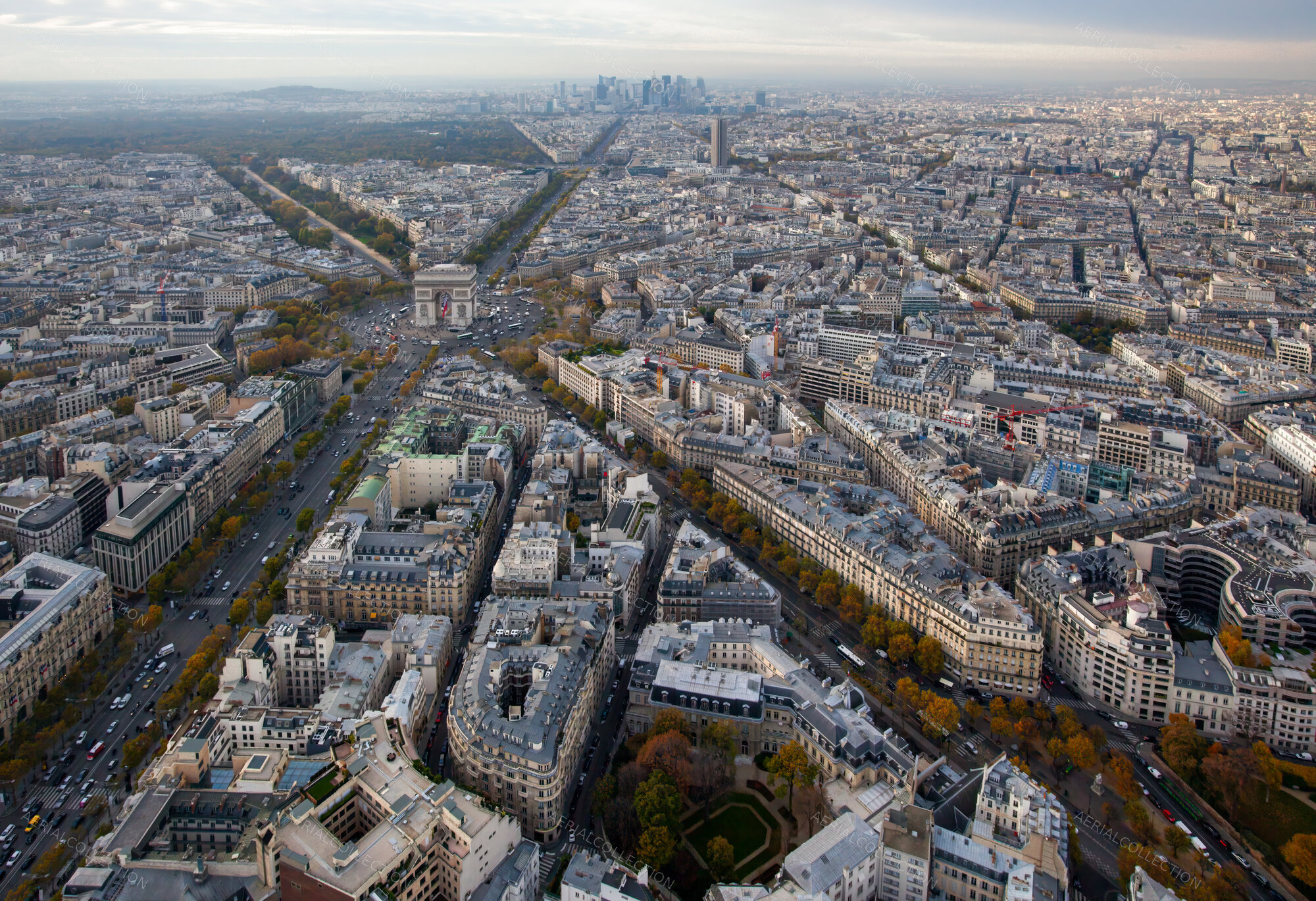 Les Champs, l'Etoile et la Défense