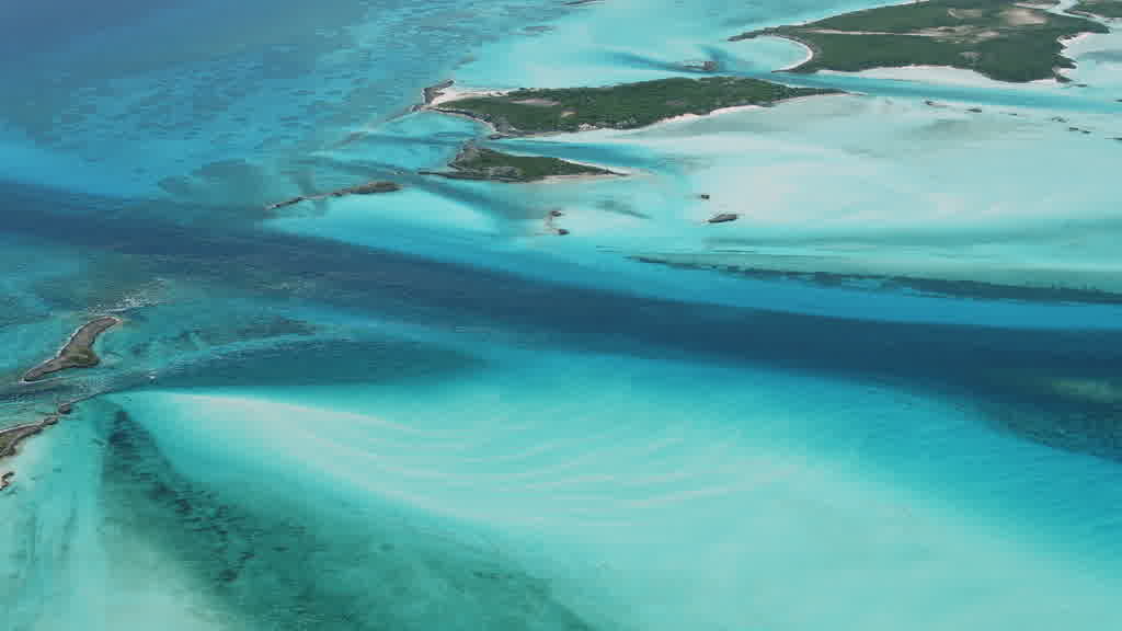 Images aériennes des Bahamas