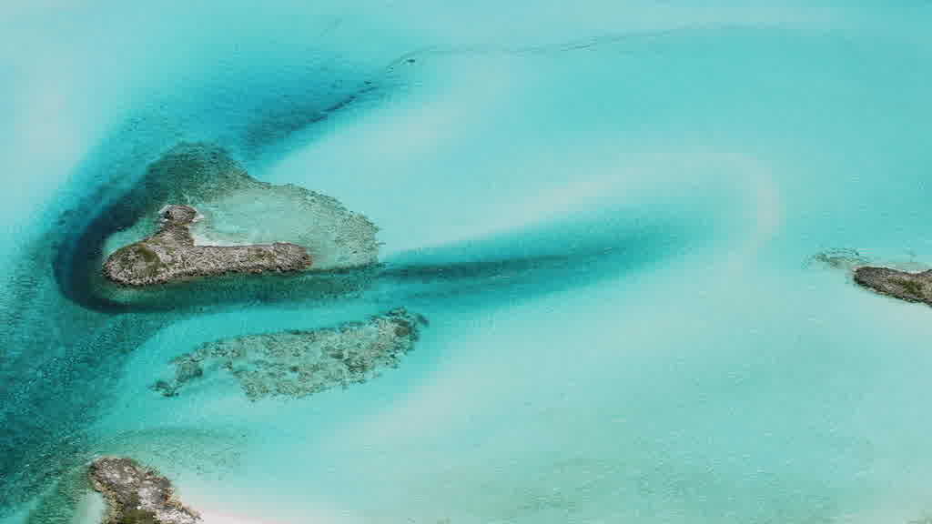 Images aériennes des Bahamas