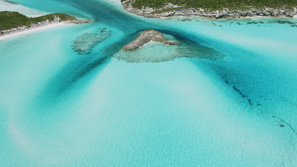 Images aériennes des Bahamas