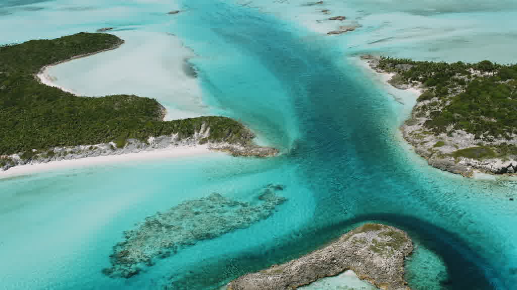 Images aériennes des Bahamas