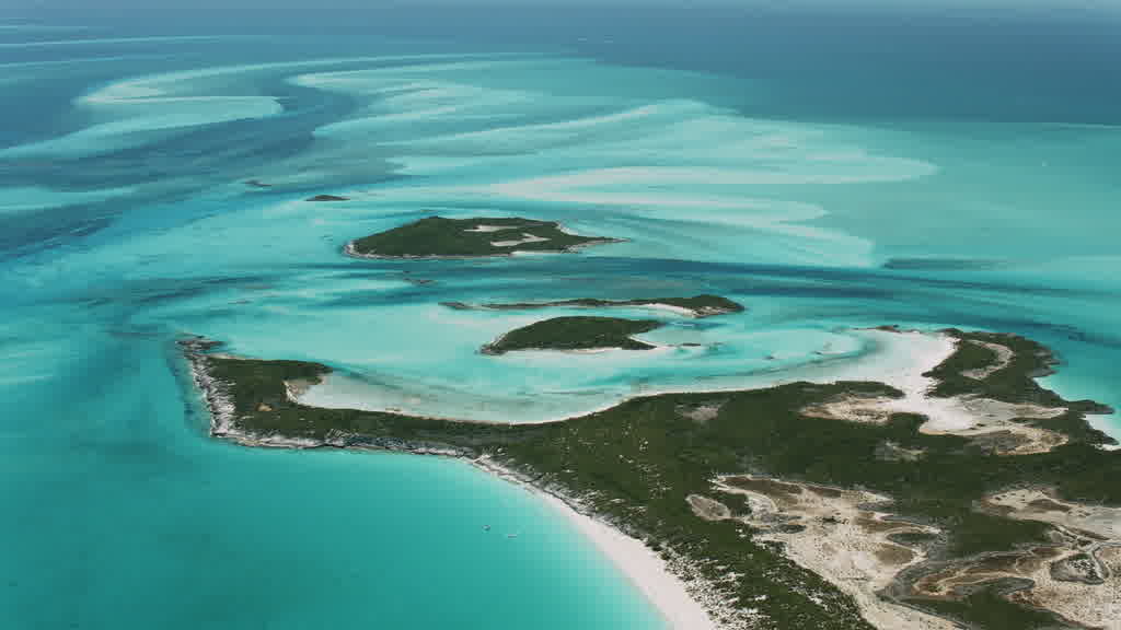 Images aériennes des Bahamas