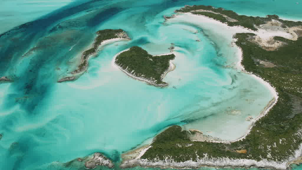 Images aériennes des Bahamas
