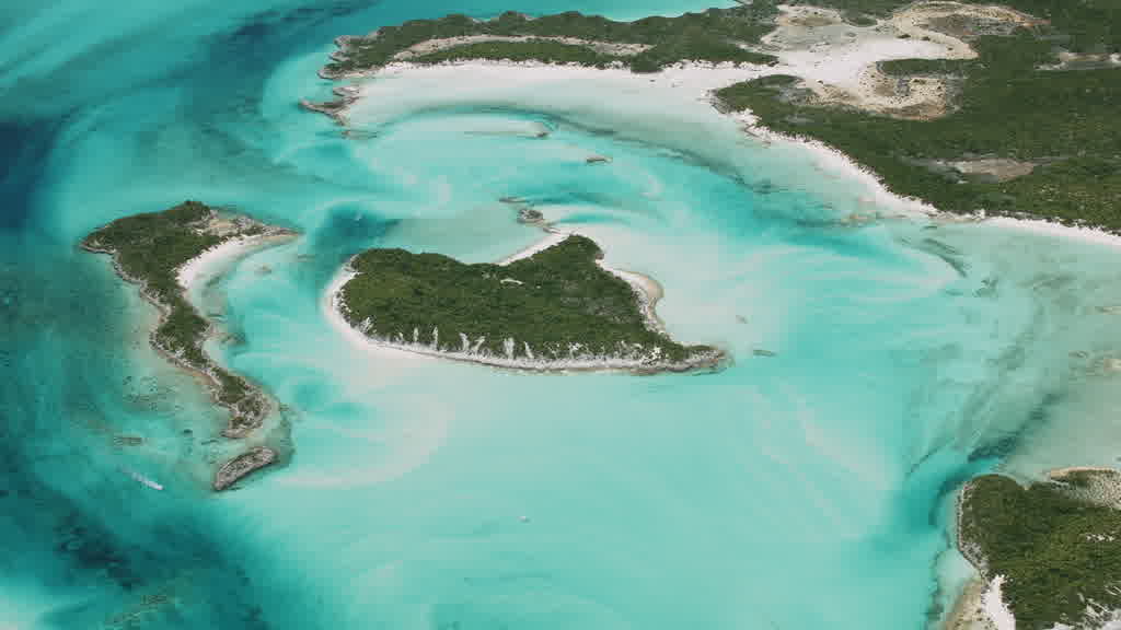 Images aériennes des Bahamas