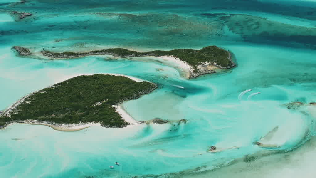 Images aériennes des Bahamas