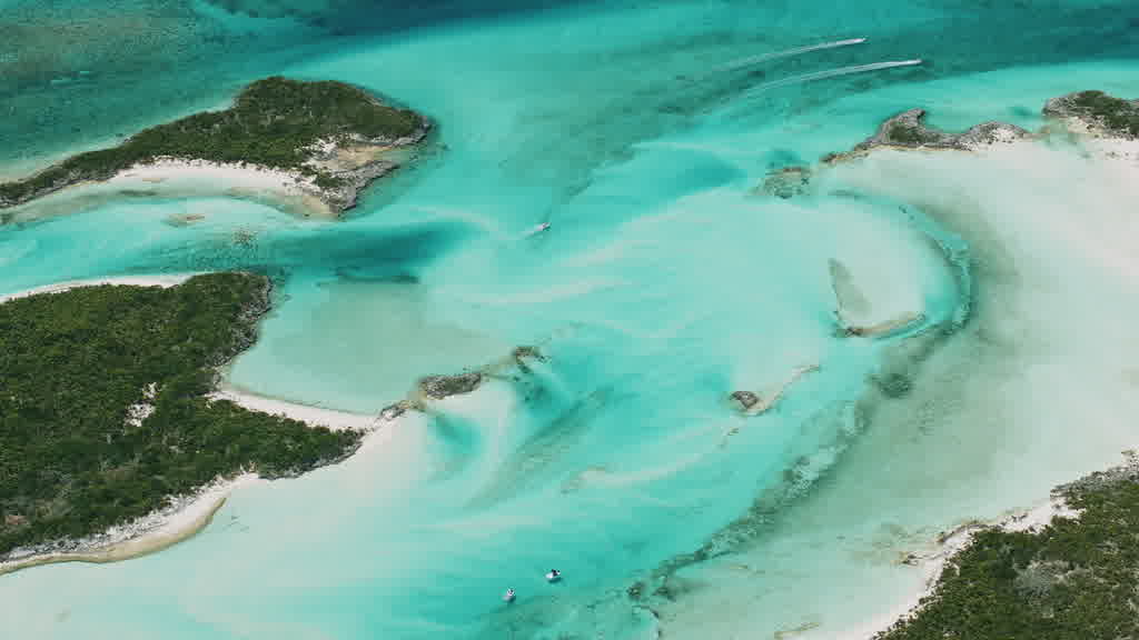 Images aériennes des Bahamas